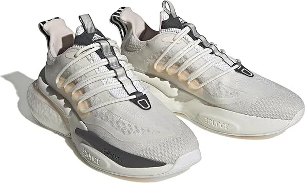 adidas Running Alphaboost V1 Women's Shoes White/Wonder Quartz/Grey : 8.5 B - Medium