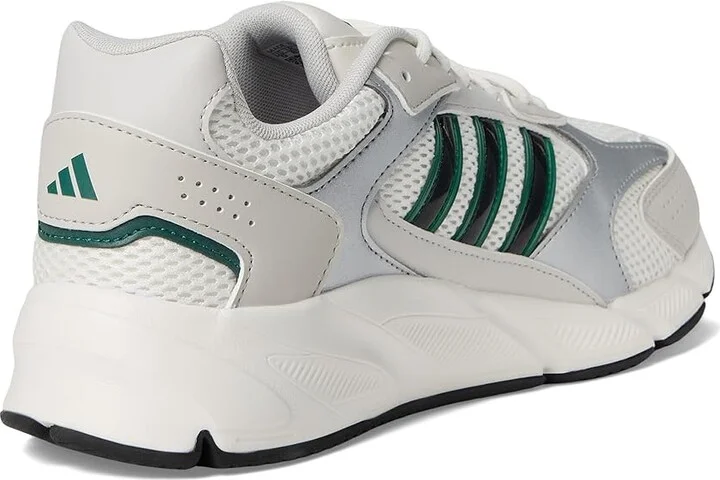 adidas Running CrazyChaos 2000 Men's Running Shoes White/Collegiate Green/Silver Metallic : 12.5 D - Medium, Leather - Image 4