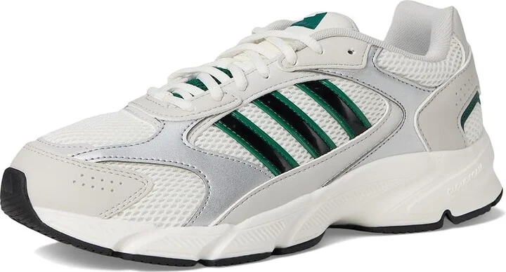 adidas Running CrazyChaos 2000 Men's Running Shoes White/Collegiate Green/Silver Metallic : 12.5 D - Medium, Leather - Image 5