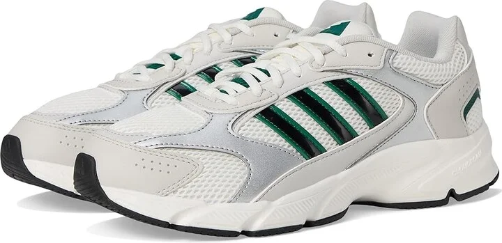 adidas Running CrazyChaos 2000 Men's Running Shoes White/Collegiate Green/Silver Metallic : 12.5 D - Medium, Leather