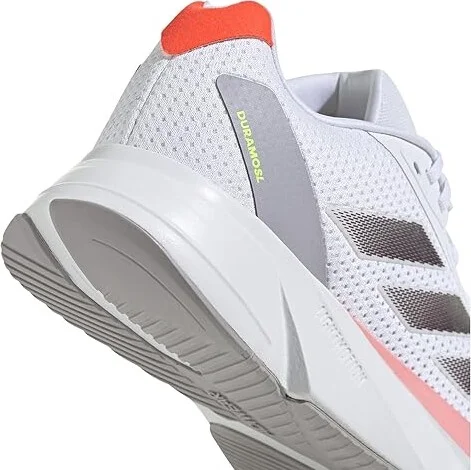 adidas Running Duramo SL Men's Shoes White/Aurora Met./Solar Red : 12.5 D - Medium, Textile - Image 5