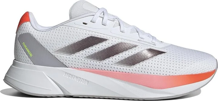 adidas Running Duramo SL Men's Shoes White/Aurora Met./Solar Red : 12.5 D - Medium, Textile - Image 7