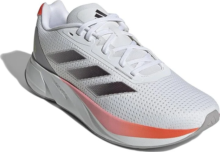 adidas Running Duramo SL Men's Shoes White/Aurora Met./Solar Red : 12.5 D - Medium, Textile