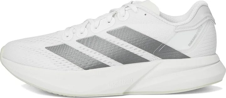 adidas Running Duramo Speed 2 Women's Running Shoes White/Iron Metallic/Dash Grey : 10 B - Medium, Rubber - Image 6