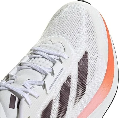 adidas Running Duramo Speed Men's Shoes White/Aurora Met./Solar Red : 12 D - Medium - Image 5