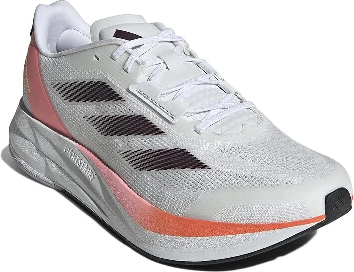 adidas Running Duramo Speed Men's Shoes White/Aurora Met./Solar Red : 12 D - Medium