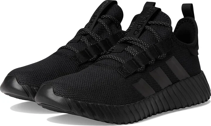 adidas Running Kaptir 3.0 Running Shoes Black/Black/White : Men's 11 - Women's 12 Medium, Synthetic
