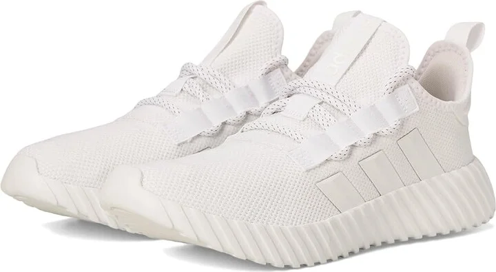 adidas Running Kaptir 3.0 Running Shoes White/White/Black : Men's 13 - Women's 14 Medium, Synthetic