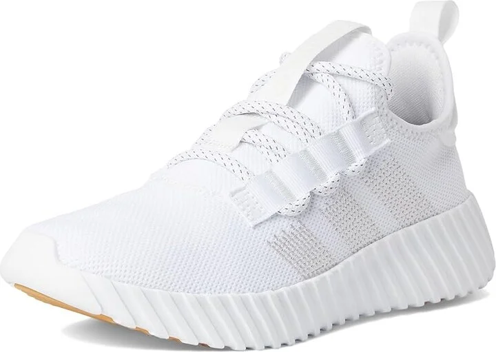 adidas Running Kaptir Flow Shoes Women's Running Shoes White/Crystal White/Zero Metallic : 8 B - Medium, Rubber - Image 5