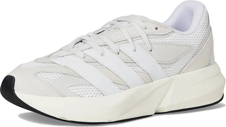 adidas Running Lightblaze Men's Running Shoes Crystal White/White/Grey : 14 D - Medium, Rubber - Image 5
