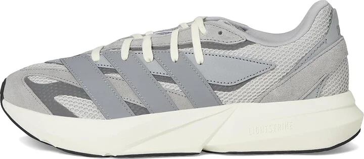 adidas Running Lightblaze Men's Running Shoes Grey/Grey/Iron Metallic : 7.5 D - Medium, Rubber - Image 6