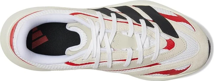 adidas Running Lightblaze Men's Running Shoes Off-White/Black/Better Scarlet : 6.5 D - Medium, Rubber - Image 2