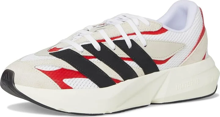 adidas Running Lightblaze Men's Running Shoes Off-White/Black/Better Scarlet : 6.5 D - Medium, Rubber - Image 5