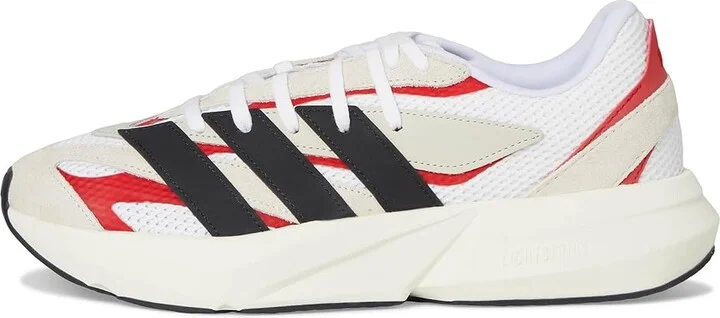 adidas Running Lightblaze Men's Running Shoes Off-White/Black/Better Scarlet : 6.5 D - Medium, Rubber - Image 6