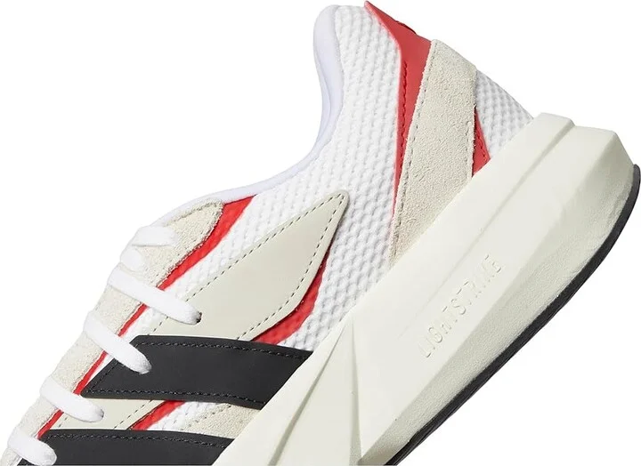adidas Running Lightblaze Men's Running Shoes Off-White/Black/Better Scarlet : 6.5 D - Medium, Rubber - Image 7