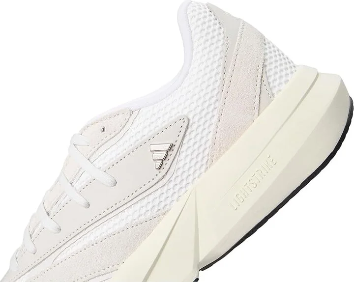 adidas Running Lightblaze Women's Running Shoes Crystal White/White/Grey : 9 B - Medium, Synthetic/Textile - Image 7