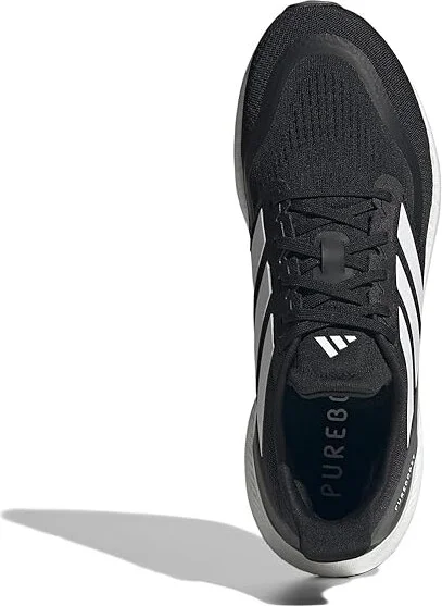 adidas Running Pureboost 5 Running Shoes Men's Running Shoes Black/White/Grey : 12.5 D - Medium - Image 2