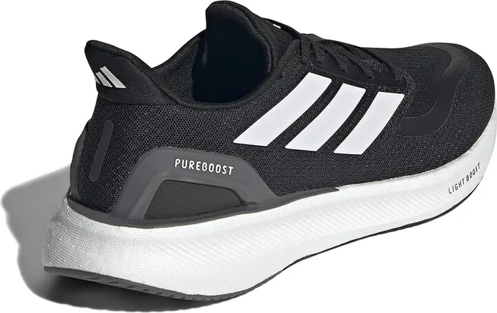 adidas Running Pureboost 5 Running Shoes Men's Running Shoes Black/White/Grey : 12.5 D - Medium - Image 3