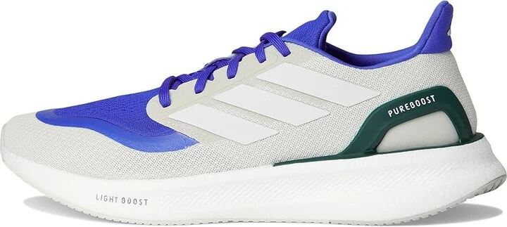 adidas Running Pureboost 5 Running Shoes Men's Running Shoes Lucid Blue/White/Collegiate Green : 14 D - Medium - Image 6