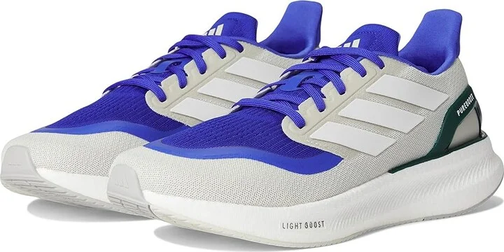 adidas Running Pureboost 5 Running Shoes Men's Running Shoes Lucid Blue/White/Collegiate Green : 14 D - Medium