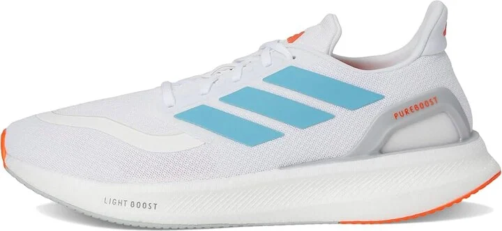 adidas Running Pureboost 5 Running Shoes Men's Running Shoes White/Preloved Ink/Impact Orange : 10 D - Medium - Image 6