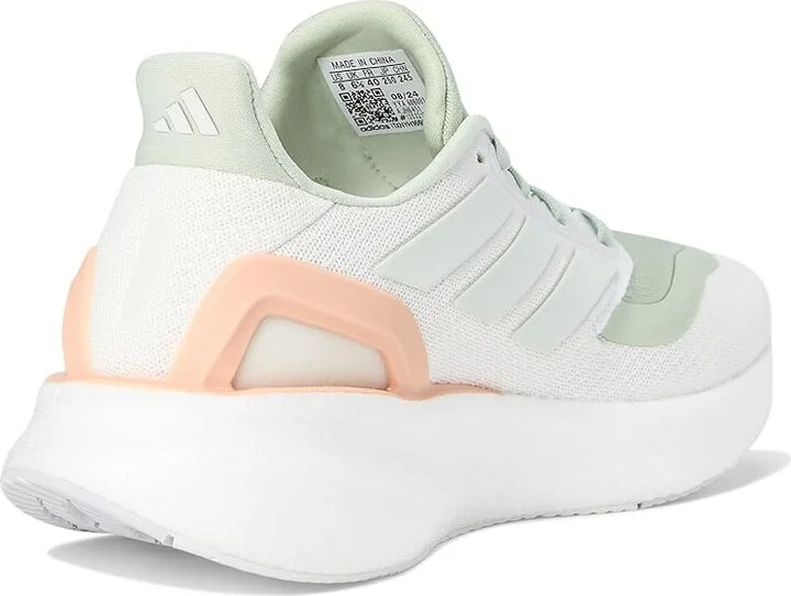 adidas Running Pureboost 5 Running Shoes Women's Running Shoes Linen Green/Linen Green/Powder Coral : 5 B - Medium, Rubber - Image 4