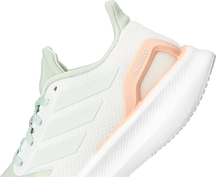 adidas Running Pureboost 5 Running Shoes Women's Running Shoes Linen Green/Linen Green/Powder Coral : 5 B - Medium, Rubber - Image 7