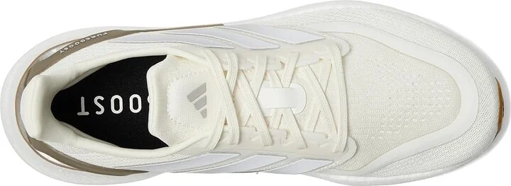 adidas Running Pureboost 5 Running Shoes Women's Running Shoes White/Glory Grey/Cyber Metallic : 10 B - Medium - Image 2
