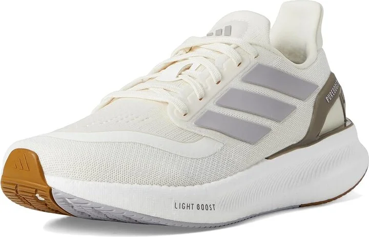 adidas Running Pureboost 5 Running Shoes Women's Running Shoes White/Glory Grey/Cyber Metallic : 10 B - Medium - Image 5