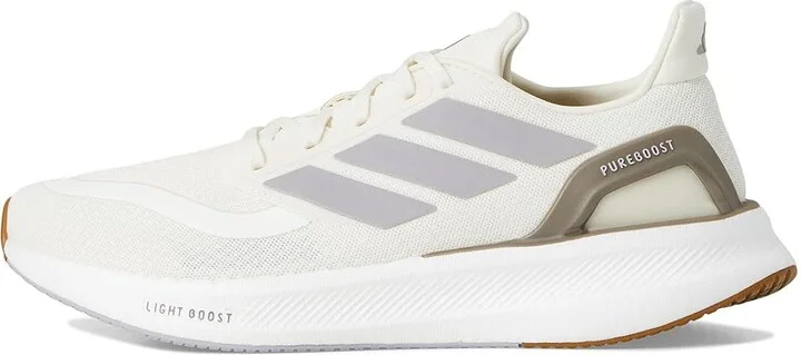 adidas Running Pureboost 5 Running Shoes Women's Running Shoes White/Glory Grey/Cyber Metallic : 10 B - Medium - Image 6