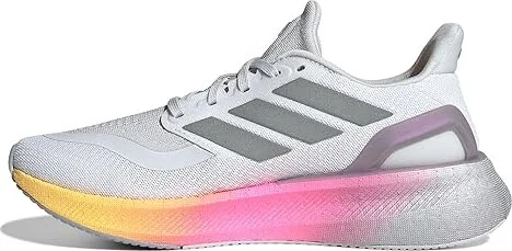 adidas Running Pureboost 5 Running Shoes Women's Running Shoes White/Silver Metallic/Spark : 7 B - Medium - Image 4