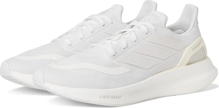 adidas Running Pureboost 5 Running Shoes Women's Running Shoes White/White/White : 10 B - Medium, Rubber