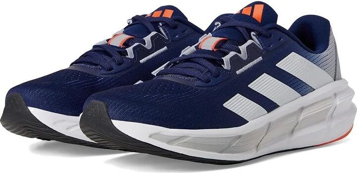 adidas Running Questar 3 Running Shoes Men's Running Shoes Dark Blue/White/Impact Orange : 12 D - Medium, Rubber