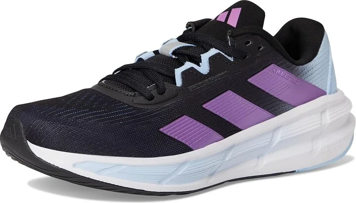 adidas Running Questar 3 Running Shoes Women's Running Shoes Black/Purple Burst/Blue : 8 B - Medium - Image 5
