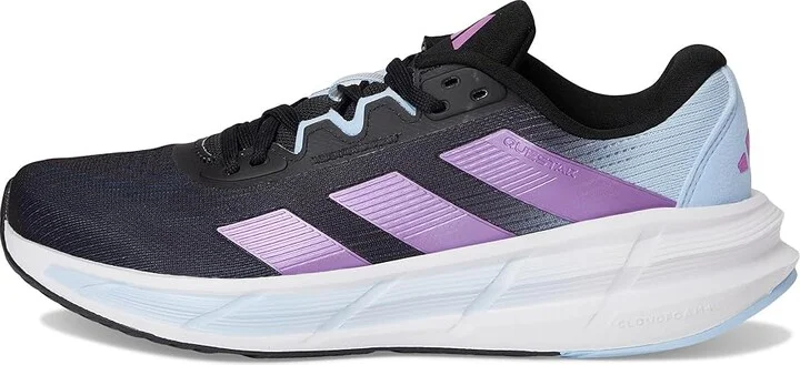 adidas Running Questar 3 Running Shoes Women's Running Shoes Black/Purple Burst/Blue : 8 B - Medium - Image 6