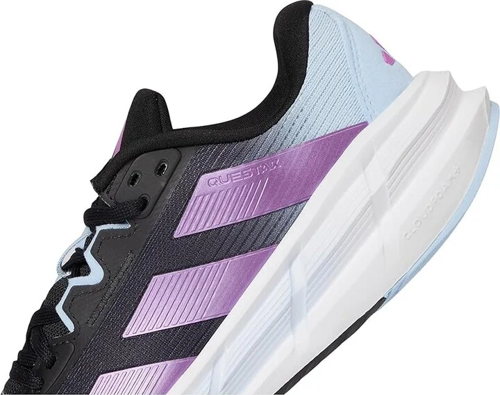 adidas Running Questar 3 Running Shoes Women's Running Shoes Black/Purple Burst/Blue : 8 B - Medium - Image 7