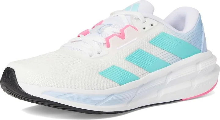 adidas Running Questar 3 Running Shoes Women's Running Shoes White/Flash Aqua/Lucid Pink : 8 B - Medium - Image 5