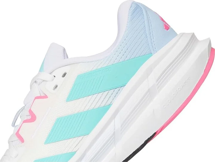 adidas Running Questar 3 Running Shoes Women's Running Shoes White/Flash Aqua/Lucid Pink : 8 B - Medium - Image 7