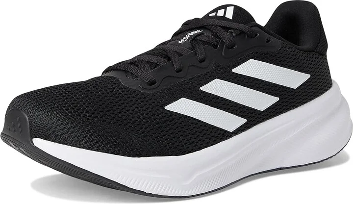 adidas Running Response Men's Shoes Black/White/Black 1 : 11 D - Medium - Image 5