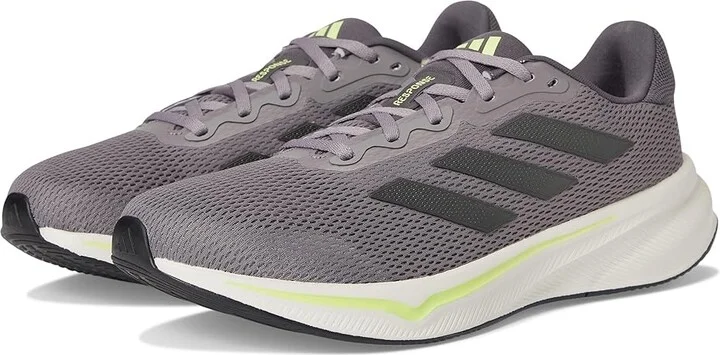 adidas Running Response Men's Shoes Taupe Oxide/Carbon/Pulse Lime : 8.5 D - Medium