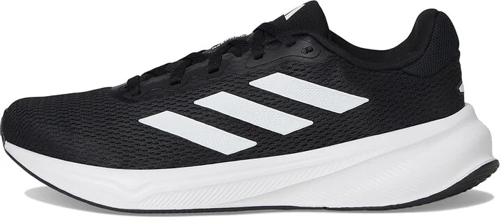 adidas Running Response Women's Shoes Black/White/Black 1 : 6 B - Medium, Textile - Image 6
