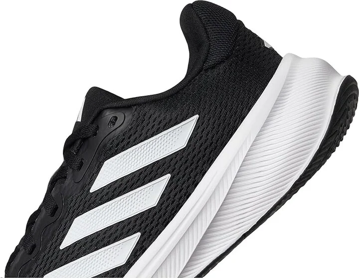 adidas Running Response Women's Shoes Black/White/Black 1 : 6 B - Medium, Textile - Image 7