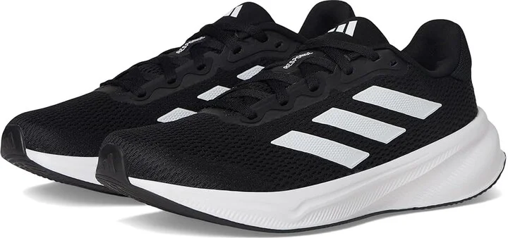 adidas Running Response Women's Shoes Black/White/Black 1 : 6 B - Medium, Textile