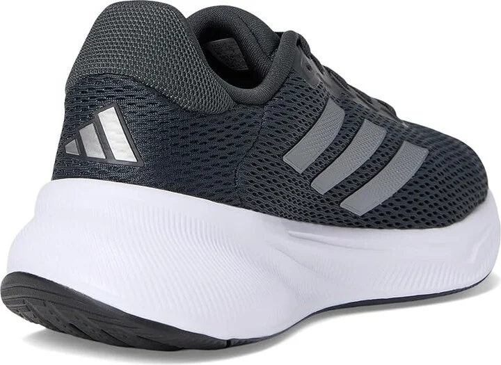 adidas Running Response Women's Shoes Carbon/Iron Metallic/Black : 8.5 B - Medium, Textile - Image 4