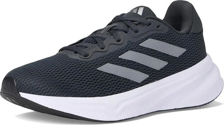 adidas Running Response Women's Shoes Carbon/Iron Metallic/Black : 8.5 B - Medium, Textile - Image 5