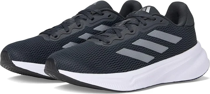 adidas Running Response Women's Shoes Carbon/Iron Metallic/Black : 8.5 B - Medium, Textile