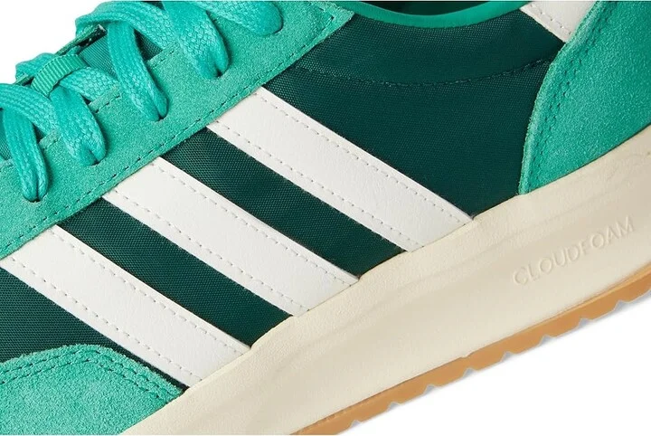 adidas Running Run 70s 2.0 Men's Shoes Collegiate Green/White/Semi Court Green : 11.5 D - Medium, Suede/Textile - Image 7