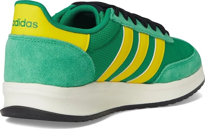 adidas Running Run 70s 2.0 Men's Shoes Green/Yellow/Off White : 8 D - Medium, Suede/Textile - Image 4