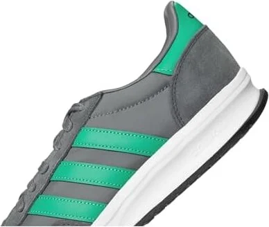 adidas Running Run 70s 2.0 Men's Shoes Grey/Semi Court Green/Carbon : 8.5 D - Medium, Suede/Textile - Image 7