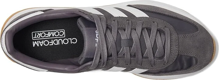 adidas Running Run 70s 2.0 Men's Shoes Grey Strata/White/Gum : 7 D - Medium, Suede/Textile - Image 2